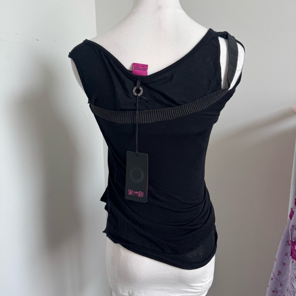 Save The Queen Asymmetrical Strap Top – NWT – Made in Italy - Picture 10 of 14